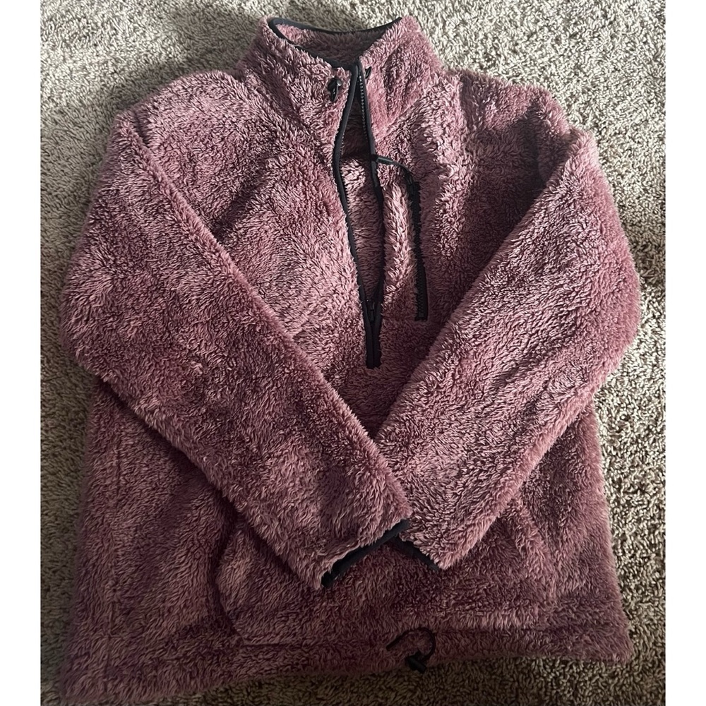 Sherpa pull over sweater